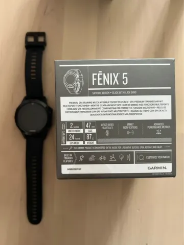 Used Garmin Fenix 5 Sapphire bike — image 2 of 3