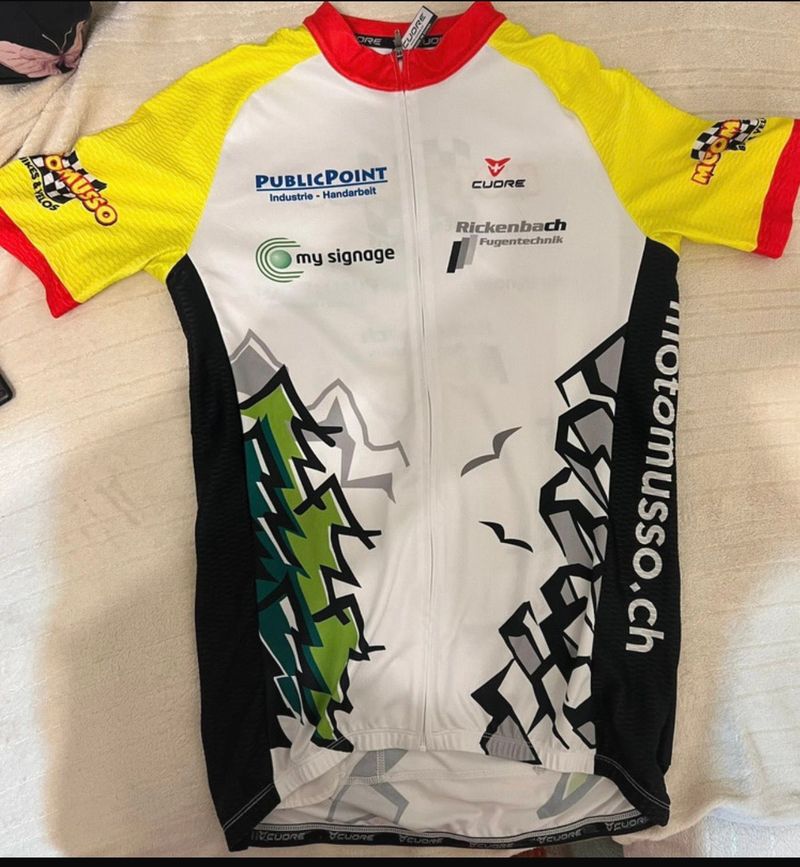 Used Cuore Motomusso Cycling Jersey Cycling Clothing