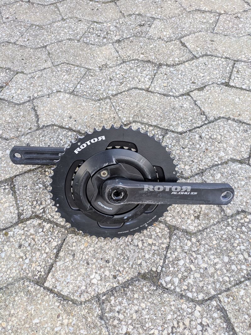 Käytetty Rotor INspider ALDHU Powermeter 2020 Drivetrain & Pedals