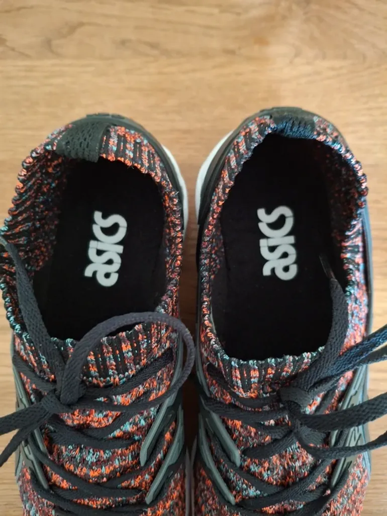 Used Orange Gel Kayano Trainer Knit bike — image 6 of 8