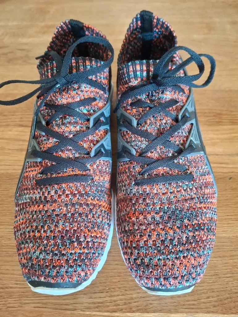 Used Orange Gel Kayano Trainer Knit bike — image 3 of 8
