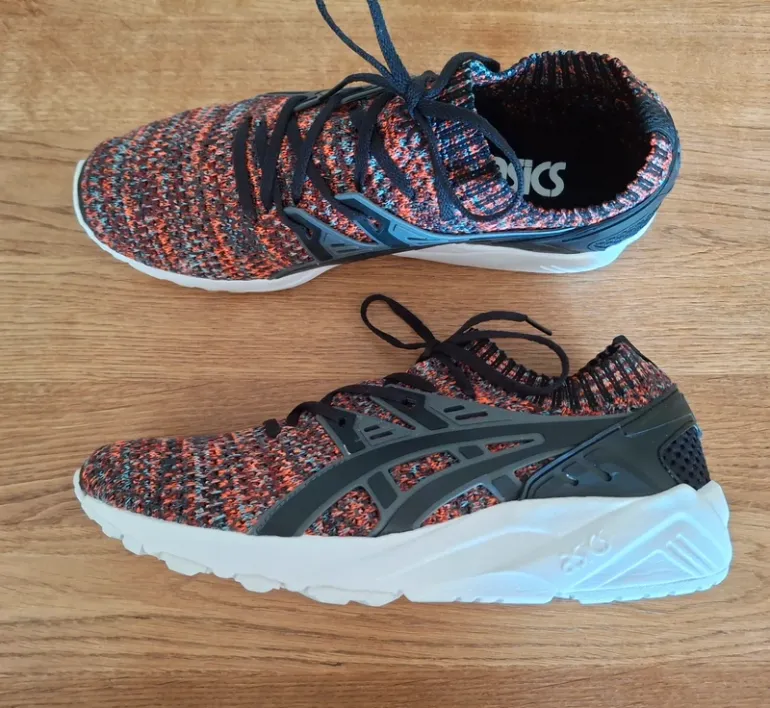 Used Orange Gel Kayano Trainer Knit bike — image 4 of 8