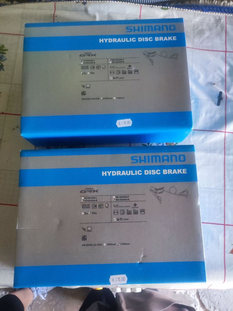Used Shimano GRX ST-RX400 Brakes