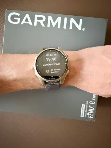 Used Garmin Fēnix 8 (43mm) Amoled Sapphire bike — image 3 of 4