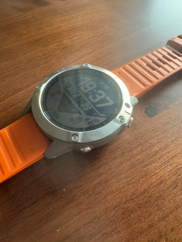 Used Garmin Fenix 6 Pro Titanium bike — image 7 of 8