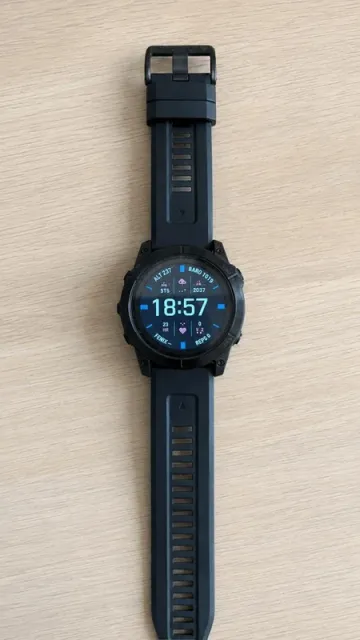 Used Garmin Fēnix 7X Sapphire Solar 2022 bike — image 1 of 4