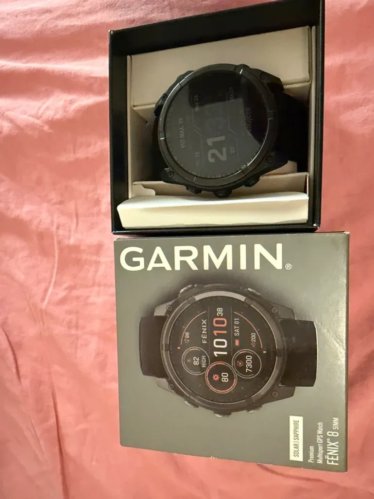 Used Garmin Fenix 8 Solar Sapphire 51 mm bike — image 3 of 3