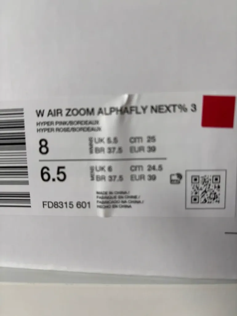 Used Nike Air Zoom Alphafly Next% 3 bike — image 4 of 4