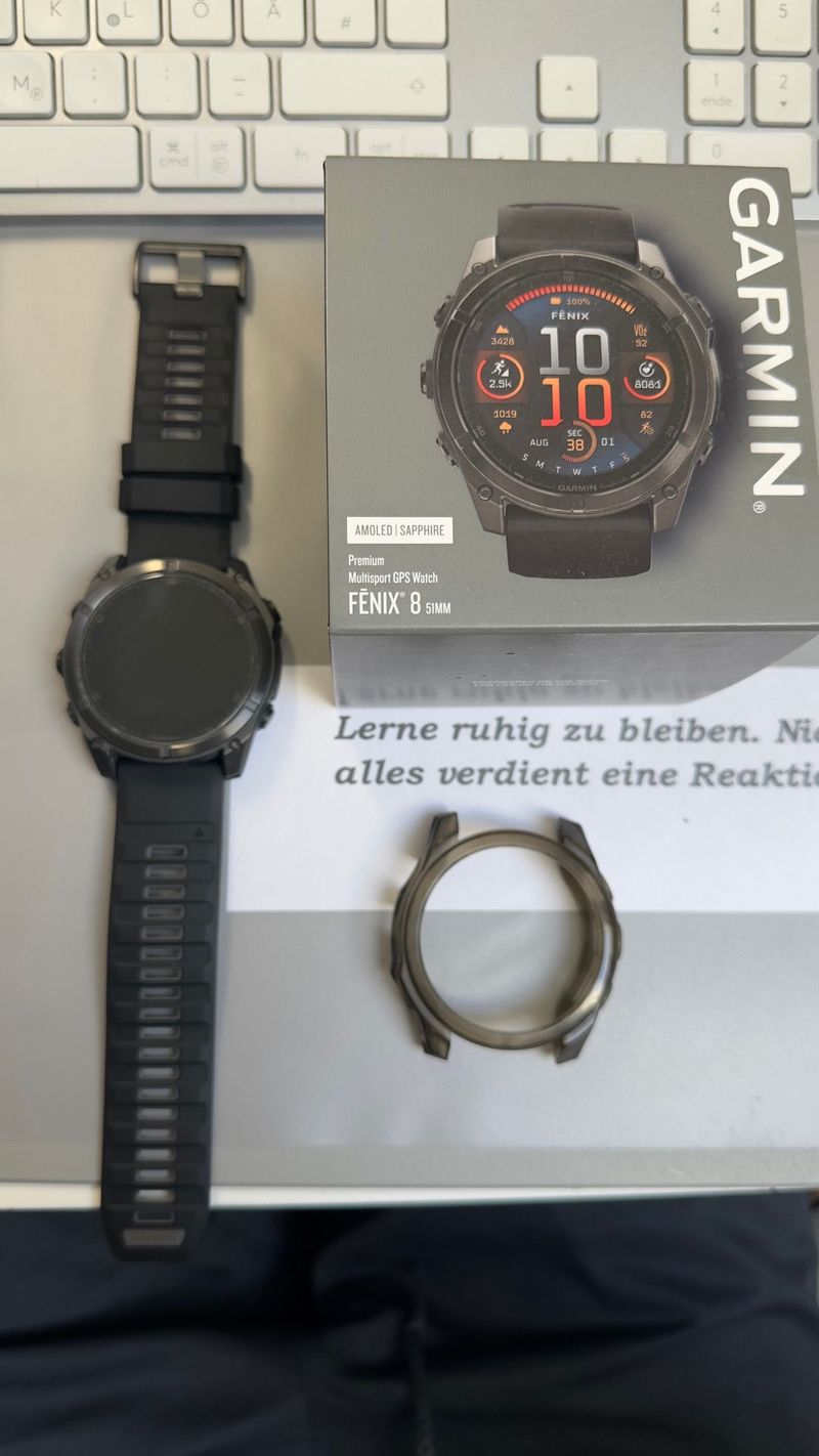 Used Garmin Fenix 8 AMOLED Sapphire Titanium 2025 Electronics