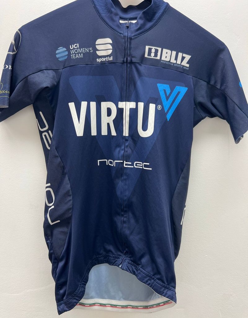 Used Sportful Team Virtu Cycling Women Jersey 2018 Cycling Clothing