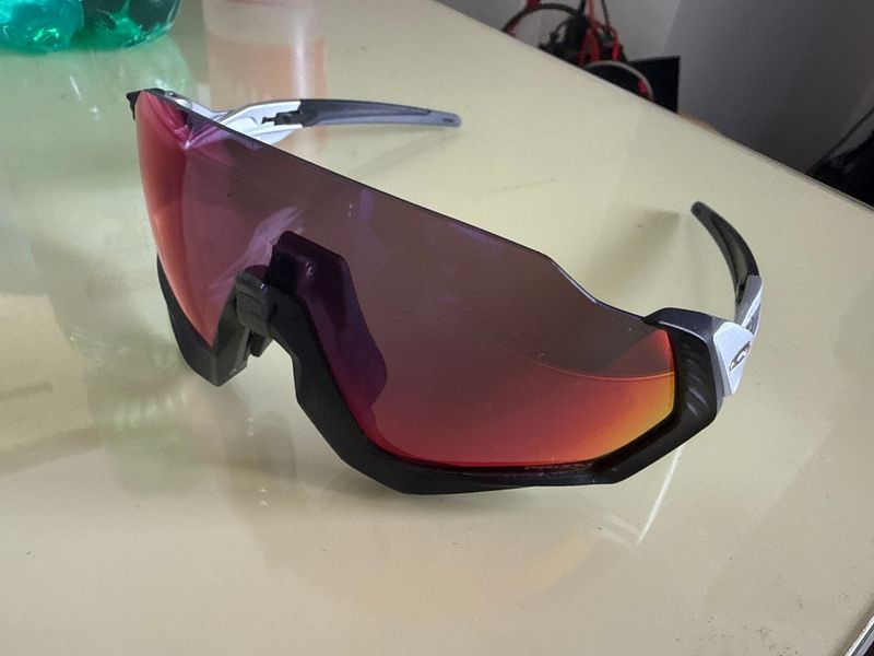 Gebrauchtes Oakley Flight Jacket Sunglasses Cycling Accessories