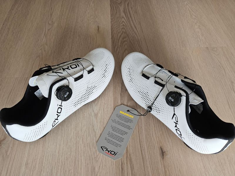 Ekoi Weiß Cycling Shoes d'occasion