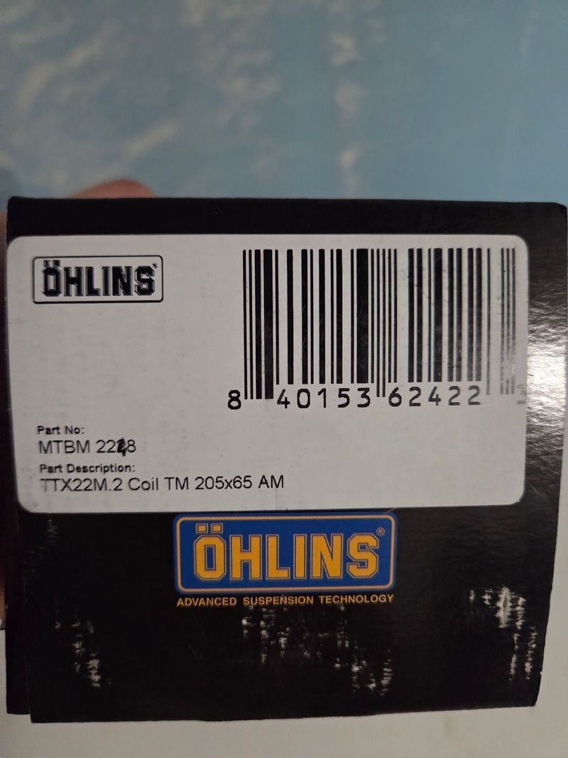 Brugt Öhlins TTX Mono Shock 2026 Rear Suspension