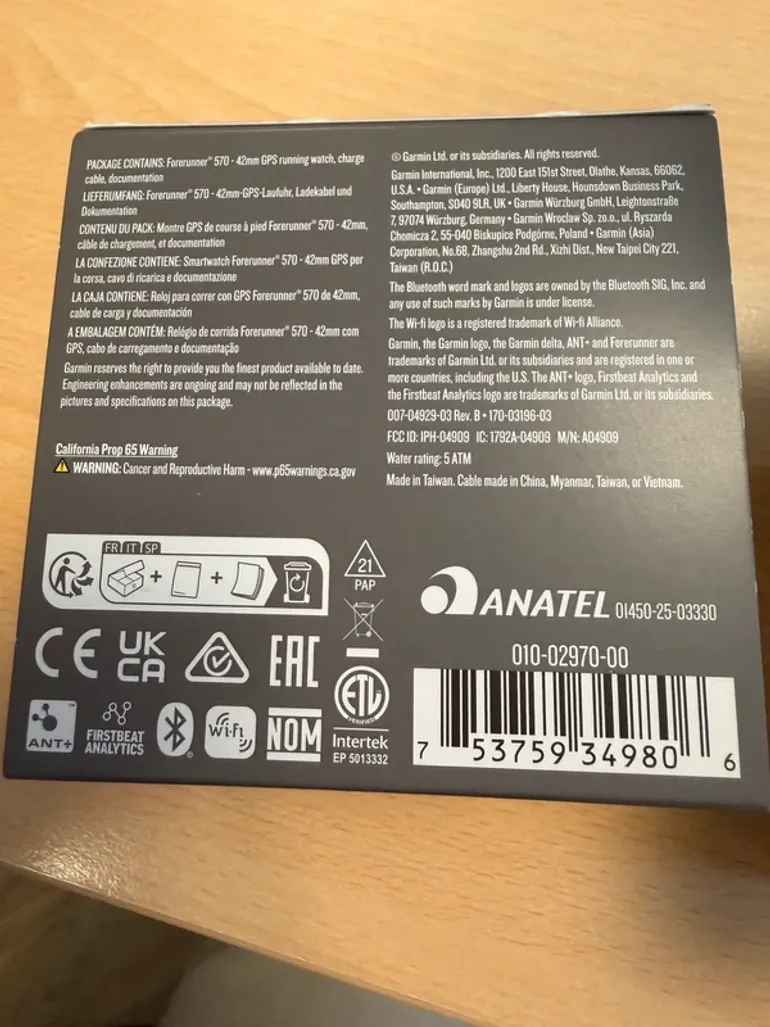 Used Garmin Forerunner 570 bike — image 7 of 7