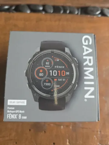 Used Garmin fenix 8 sapphire solar 51mm bike — image 1 of 10