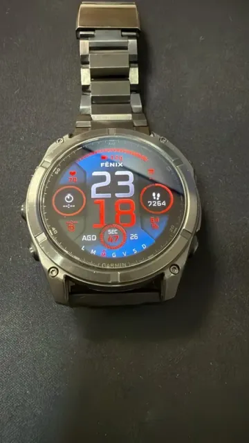 Used Garmin Fēnix 8X Sapphire AMOLED bike — image 1 of 3
