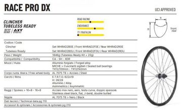 Miche Race Pro DX bike d'occasion — image 2 sur 3