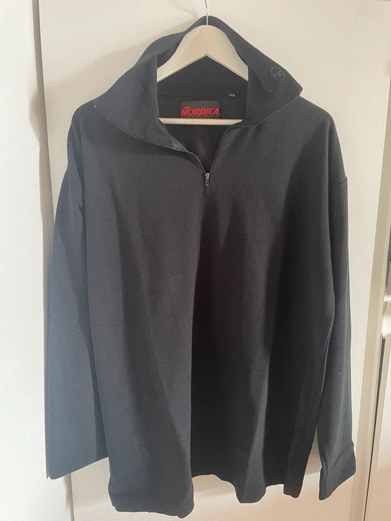 Used Nordica Skiwear Vintage Half Zip Fleece Sweater Wintersport Clothing