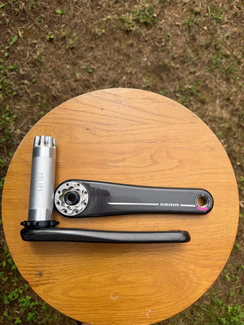 Used Sram RED E1 Carbon Crankset Drivetrain & Pedals