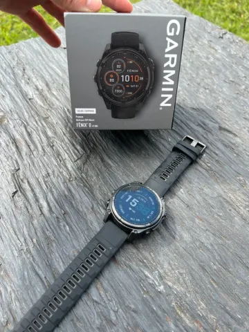 Gebrauchtes Garmin Fenix 8 Sapphire Solar 47mm bike — Bild 1 von 15