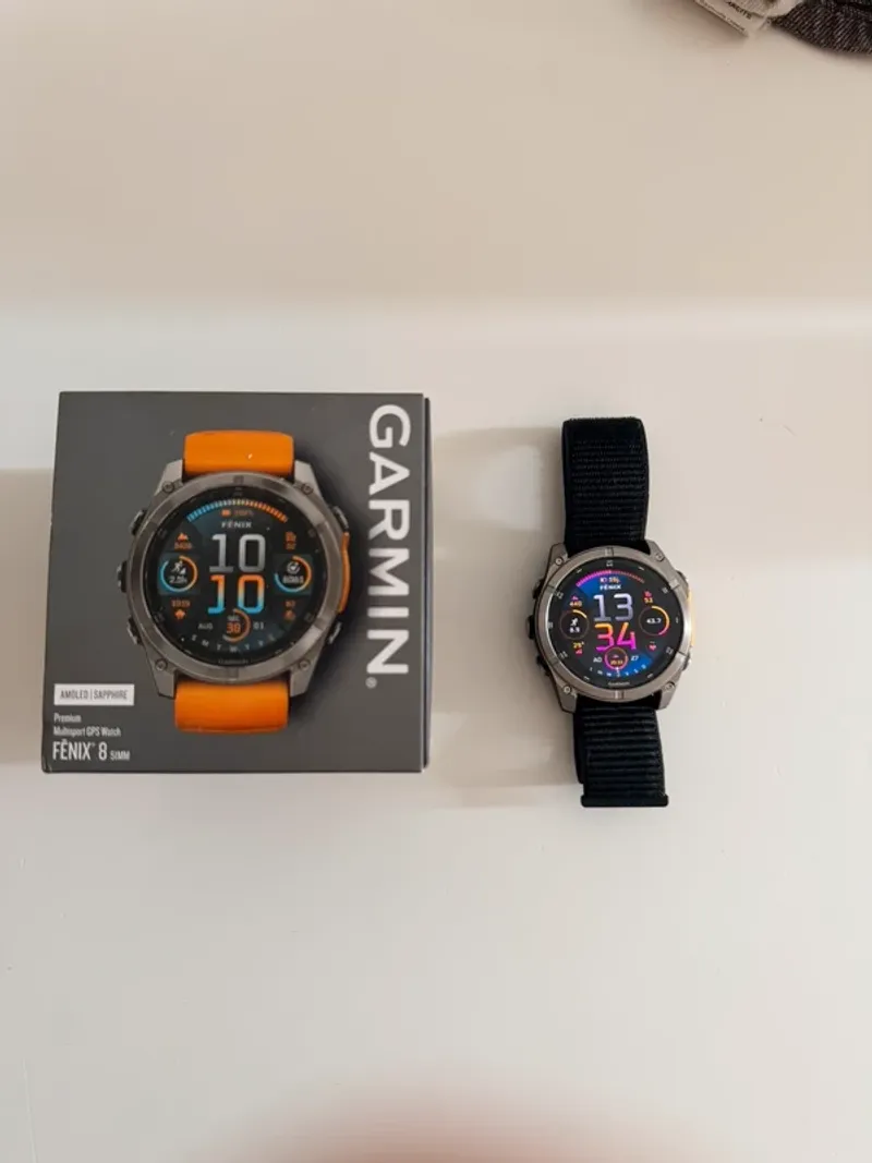 Brugt Garmin Fenix 8 51mm AMOLED Sapphire 2024 Electronics