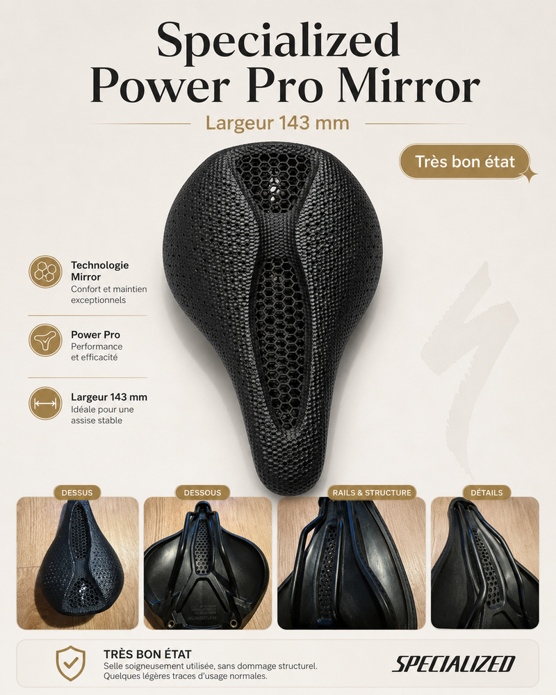 Použité Specialized Power Pro Mirror Saddles & Seatposts
