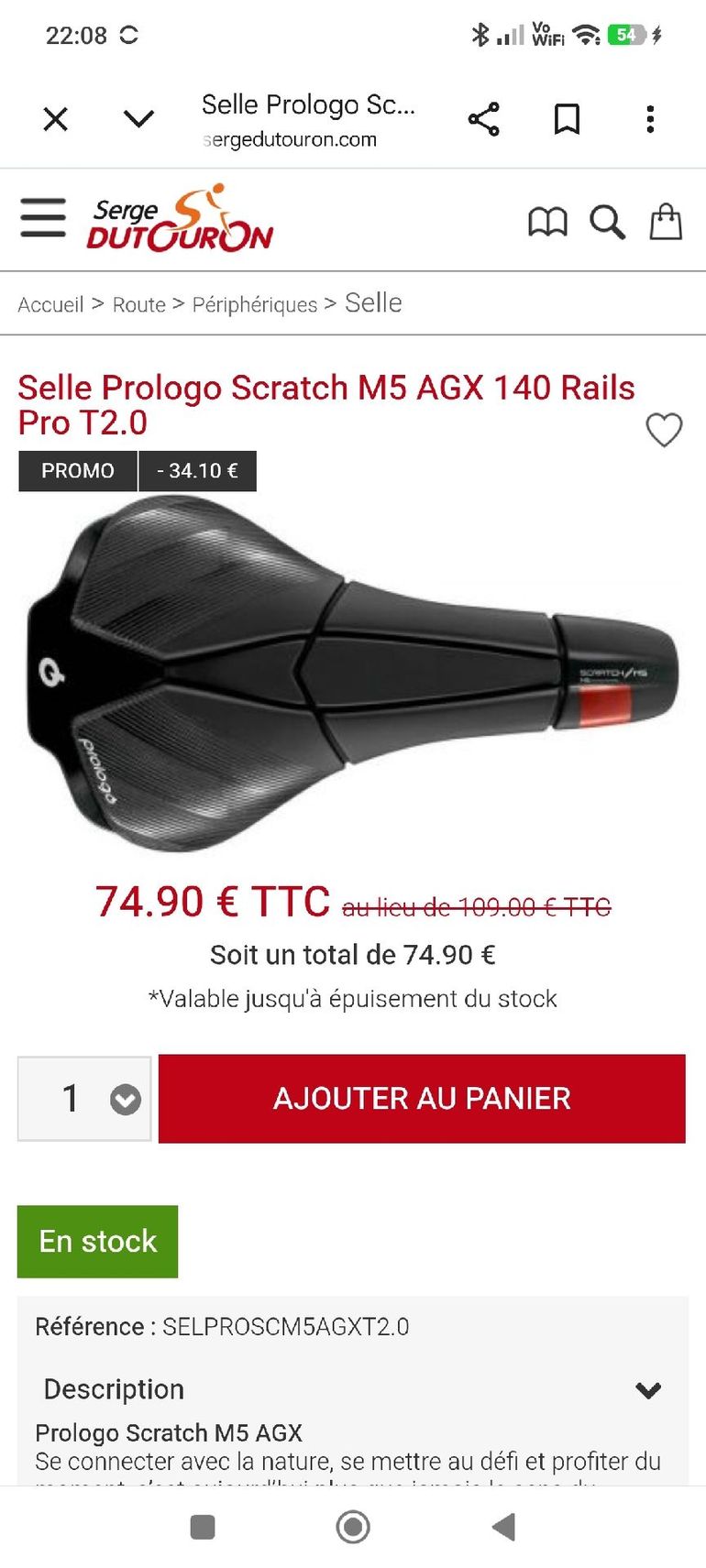 Brugt Prologo Scratch M5 AGX bike — billede 6 af 6