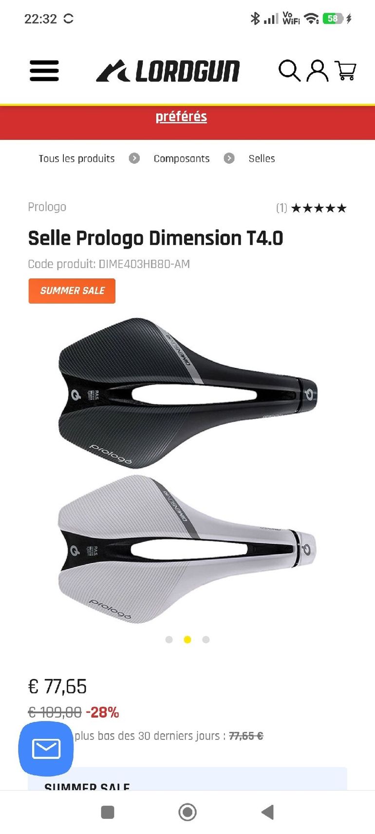 Brugt Prologo Dimension T4.0 Saddle bike — billede 10 af 10