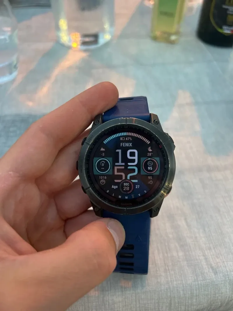 Used Garmin Fenix 7x Sapphire Solar Electronics