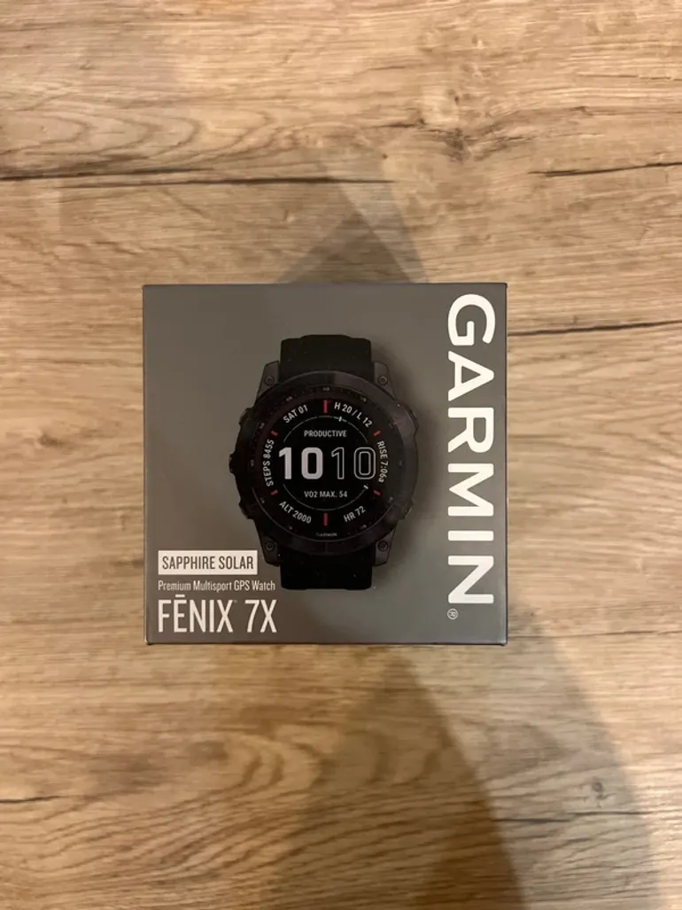 Used Garmin Fēnix 7X Sapphire Solar bike — image 4 of 5