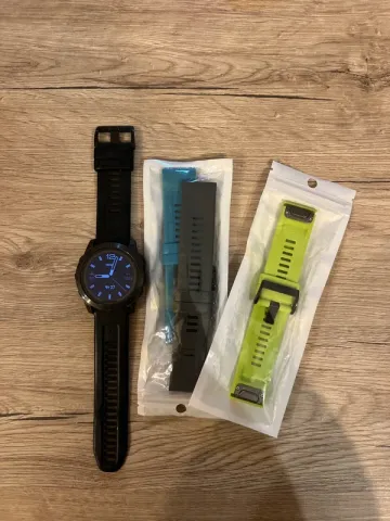 Used Garmin Fēnix 7X Sapphire Solar bike — image 3 of 5