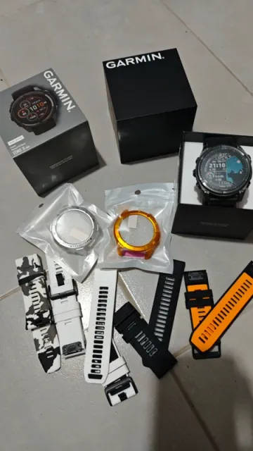 Used Garmin Fenix 8 51mm Solar Sapphire bike — image 1 of 5