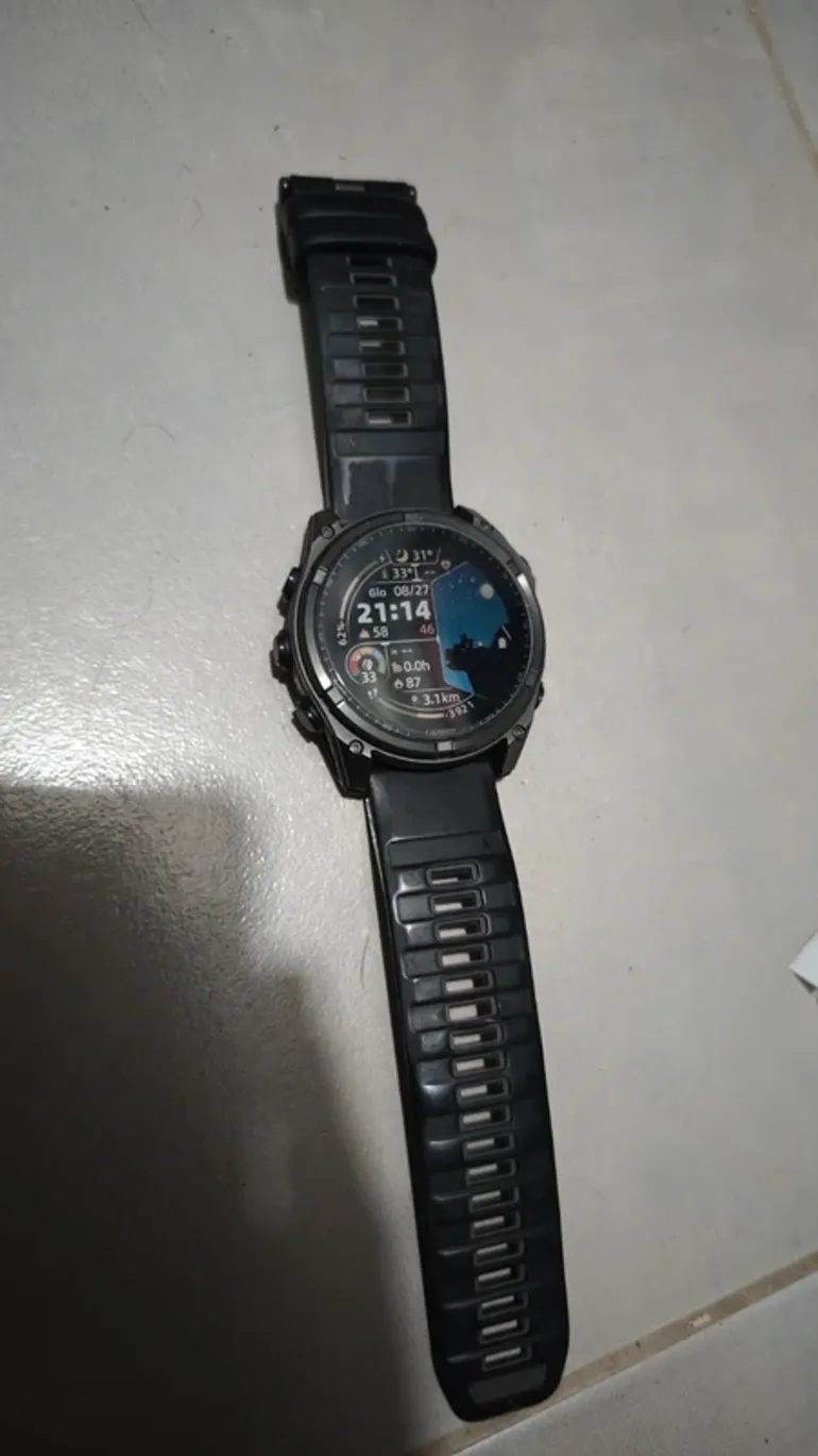 Used Garmin Fenix 8 51mm Solar Sapphire bike — image 4 of 5