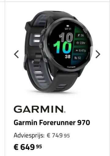 Used Garmin Forerunner 970 bike — image 6 of 6