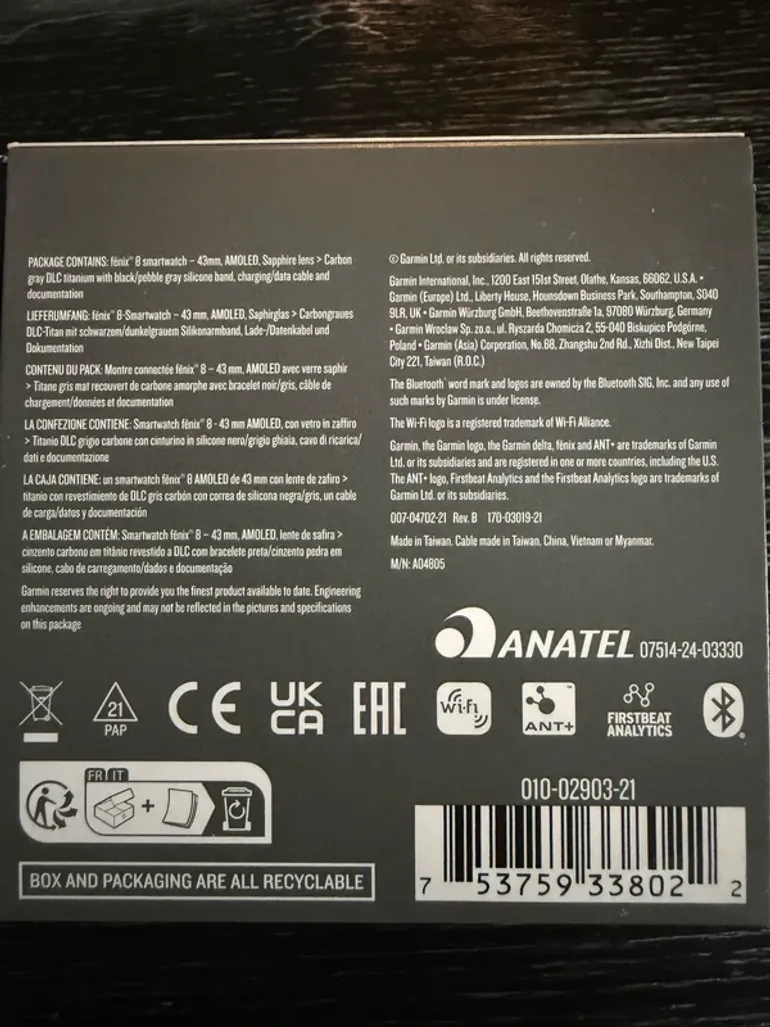 Used Garmin Fenix 8 bike — image 2 of 7
