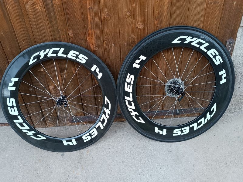 Käytetty cycles 14 Carbone 80 mm Boyau Wheels