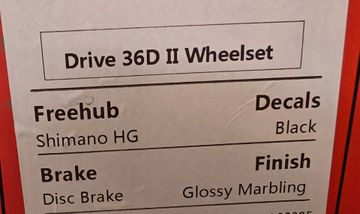 Elite-Wheels Drive 36D II 2026 bike d'occasion — image 8 sur 8