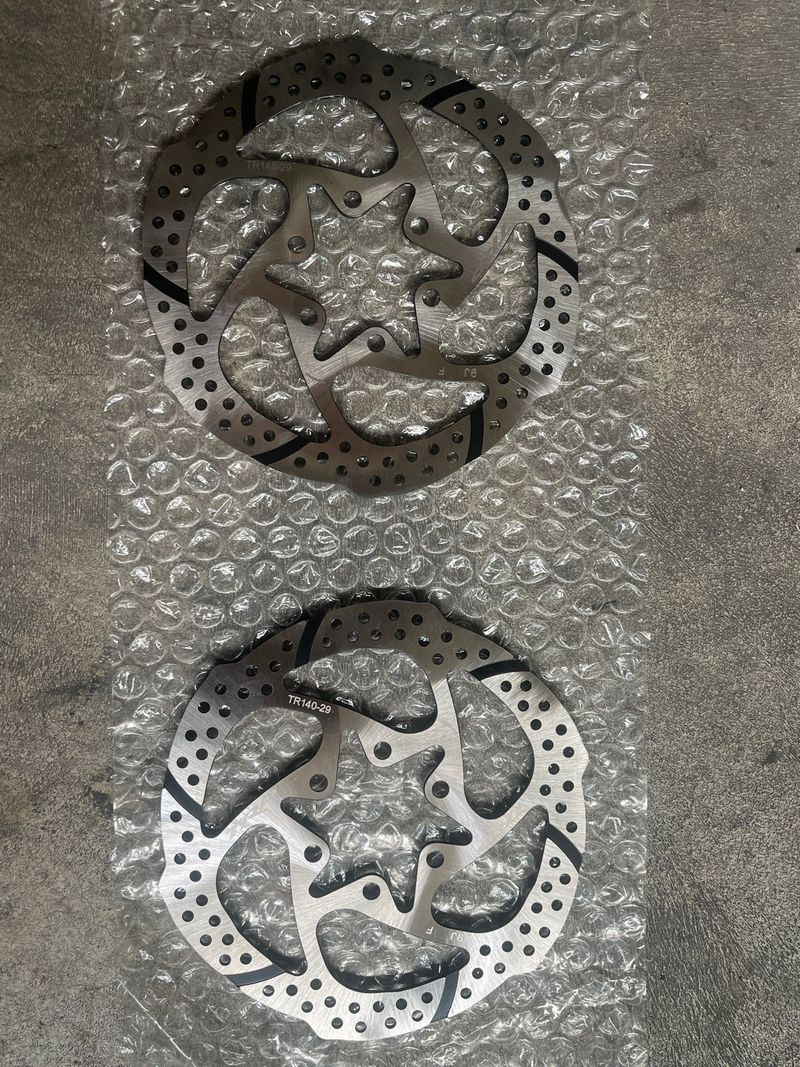 Używany Trp TR-25 140mm Disc Rotor Set Brakes