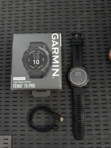 Used Garmin fēnix 7x pro sapphire solar bike — image 7 of 7
