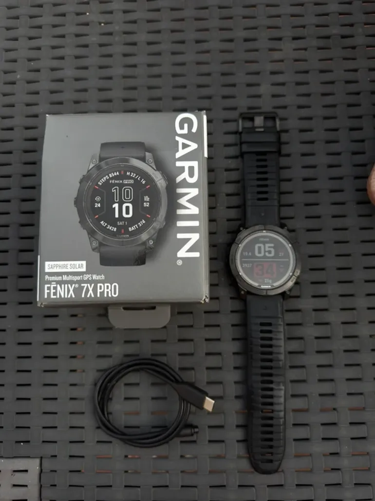 Used Garmin fēnix 7x pro sapphire solar bike — image 7 of 7