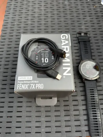 Used Garmin fēnix 7x pro sapphire solar bike — image 4 of 7