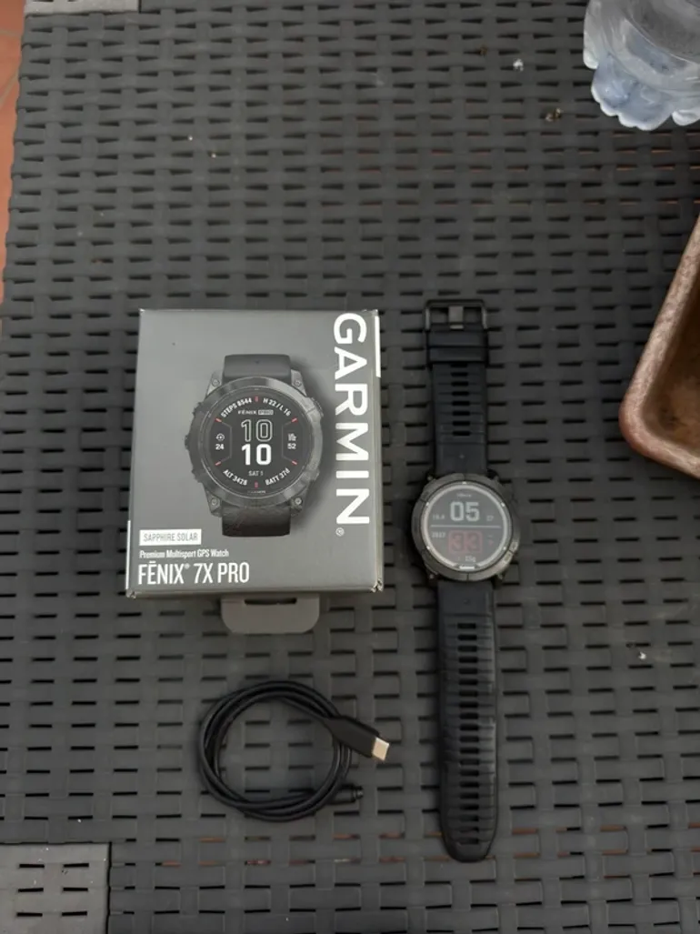 Used Garmin fēnix 7x pro sapphire solar bike — image 6 of 7