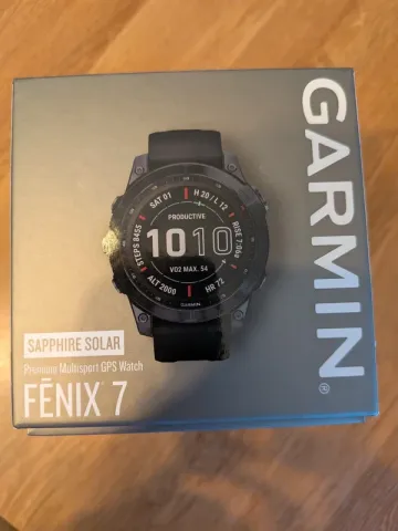 Used Garmin Fenix 7 Sapphire Solar bike — image 1 of 4