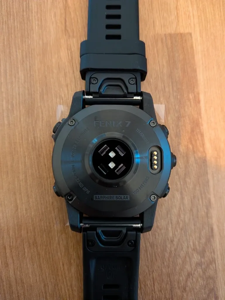 Used Garmin Fenix 7 Sapphire Solar bike — image 3 of 4