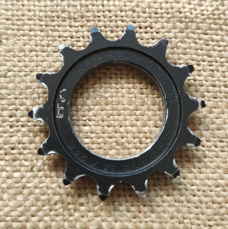 Campagnolo Record Pista track fixie fixed gear 14t 1/8" 35x24F alloy cog Drivetrain & Pedals d'occasion
