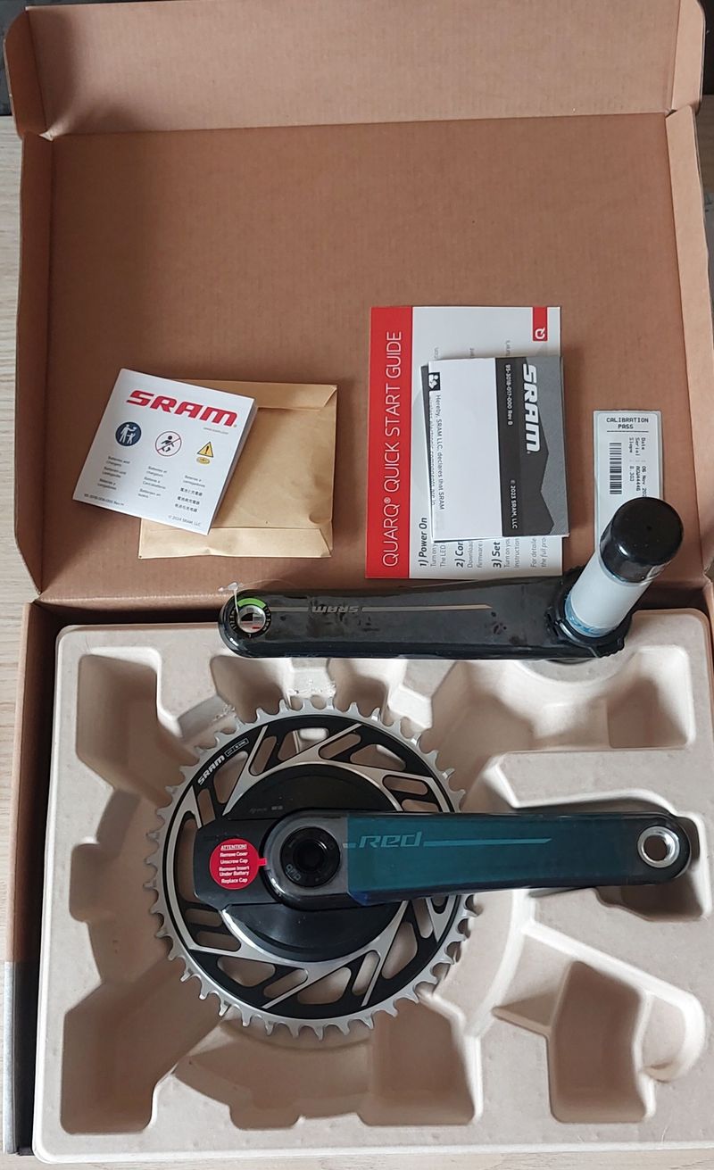 Gebrauchtes Sram Red XPLR E1 Power Meter Crankset Drivetrain & Pedals