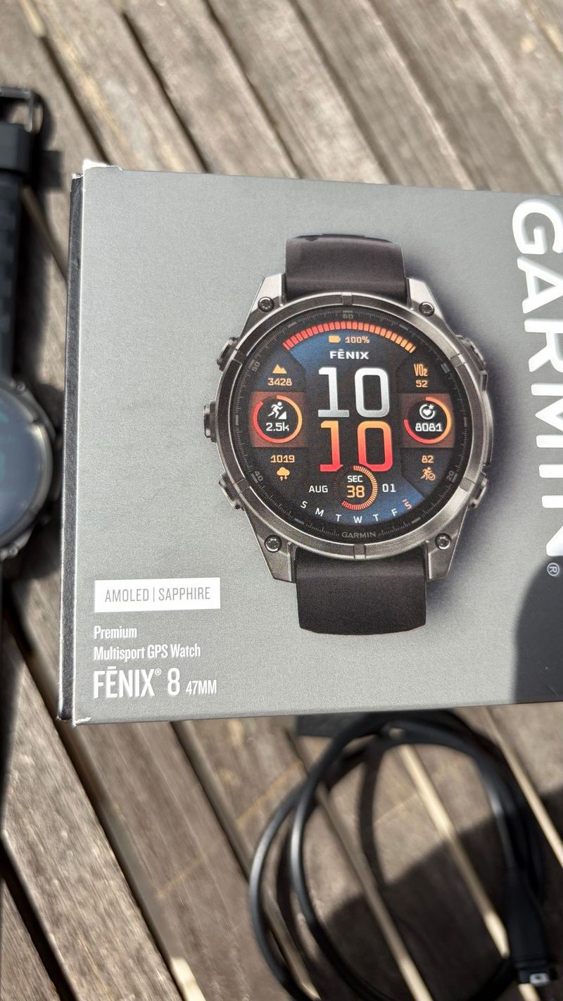 Used Garmin fēnix 8 AMOLED Sapphire Titanium 2026 Electronics