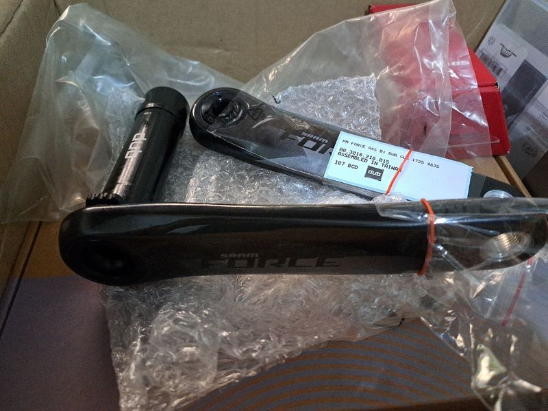 Used Sram Force AXS 2026 Drivetrain & Pedals