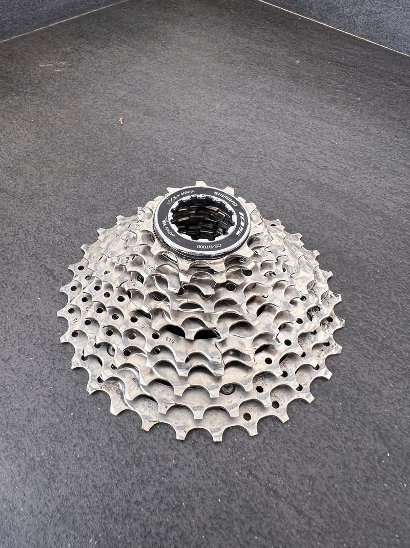 Used Shimano Cassette Drivetrain & Pedals