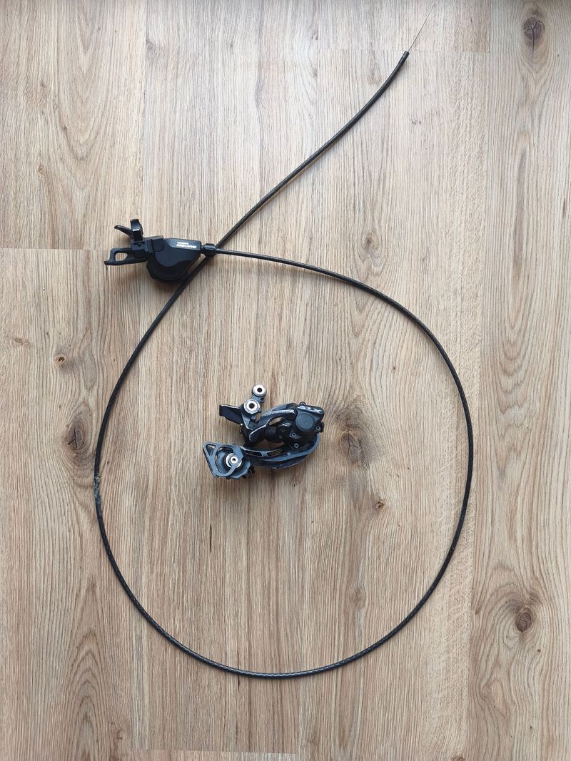Shimano Deore Shifter / SLX Rear Derailleur Drivetrain & Pedals de segunda mano